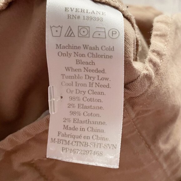 Everlane Women's Khaki Tan 7" Cotton Blend Shorts 30 Preppy Classic Outdoor - Picture 8 of 8